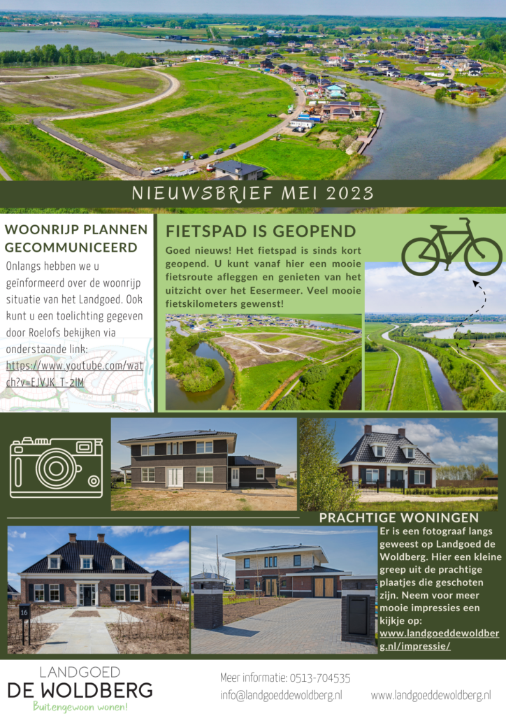 Nieuwsbrief Landgoed de Woldberg Steenwijk